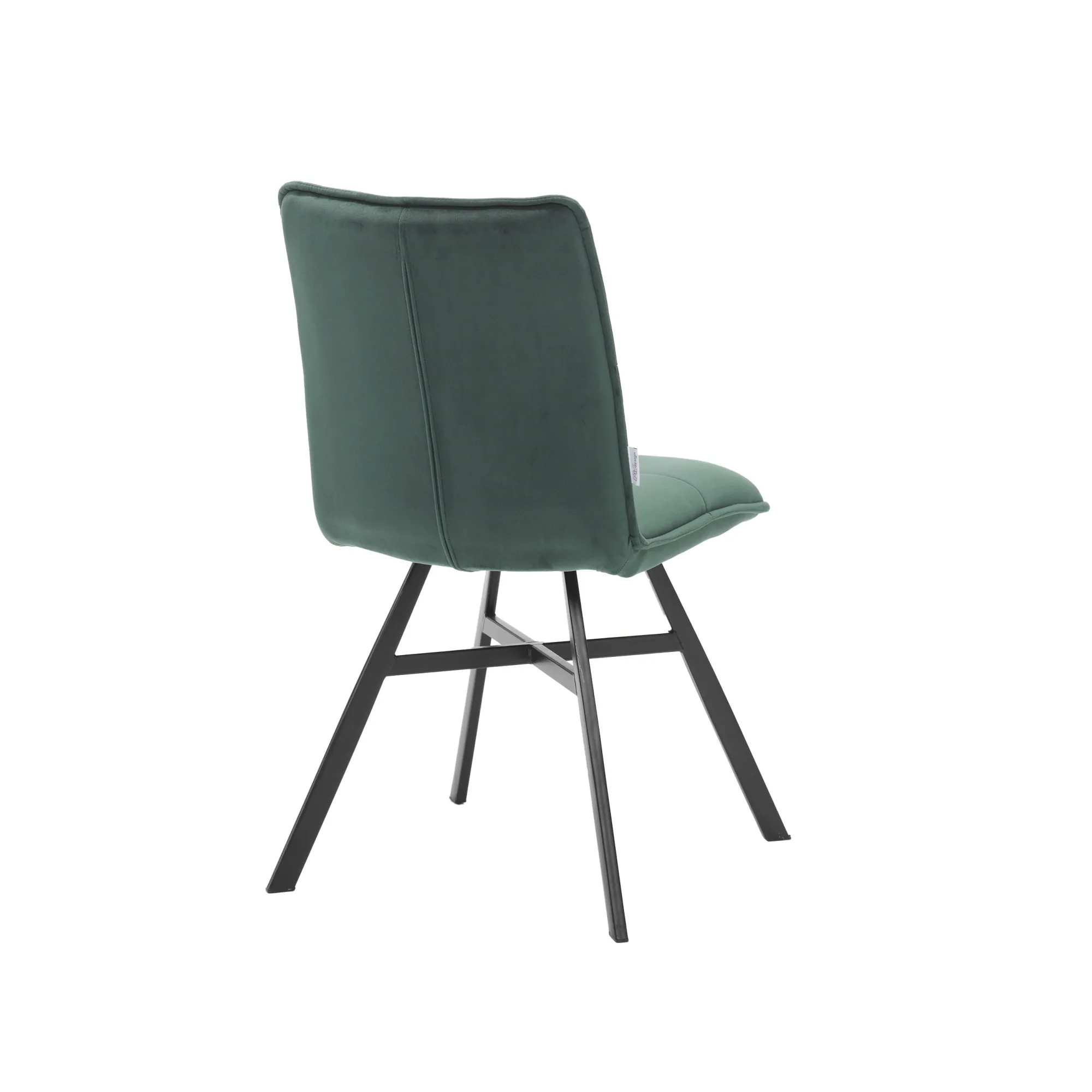 Eetkamerstoelen^Huisenthuis Stoel Gio Velours – Set van 4 Groen