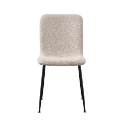 Eetkamerstoelen^Huisenthuis Stoel James Bouclé – Set van 2 Beige