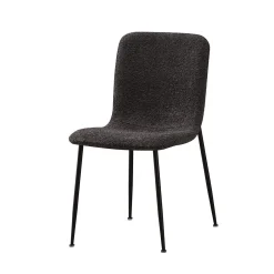 Eetkamerstoelen^Huisenthuis Stoel James Bouclé – Set van 2 Grijs