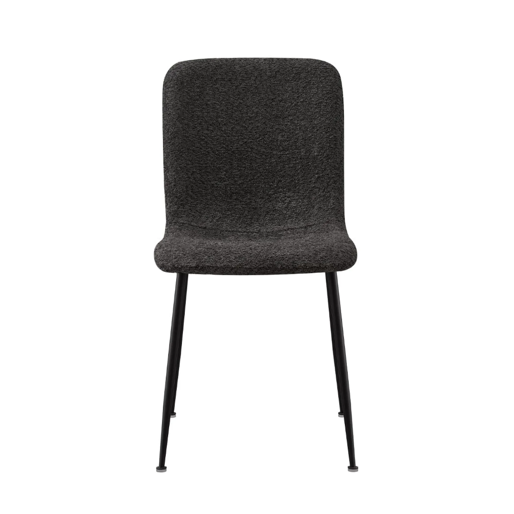Eetkamerstoelen^Huisenthuis Stoel James Bouclé – Set van 2 Grijs