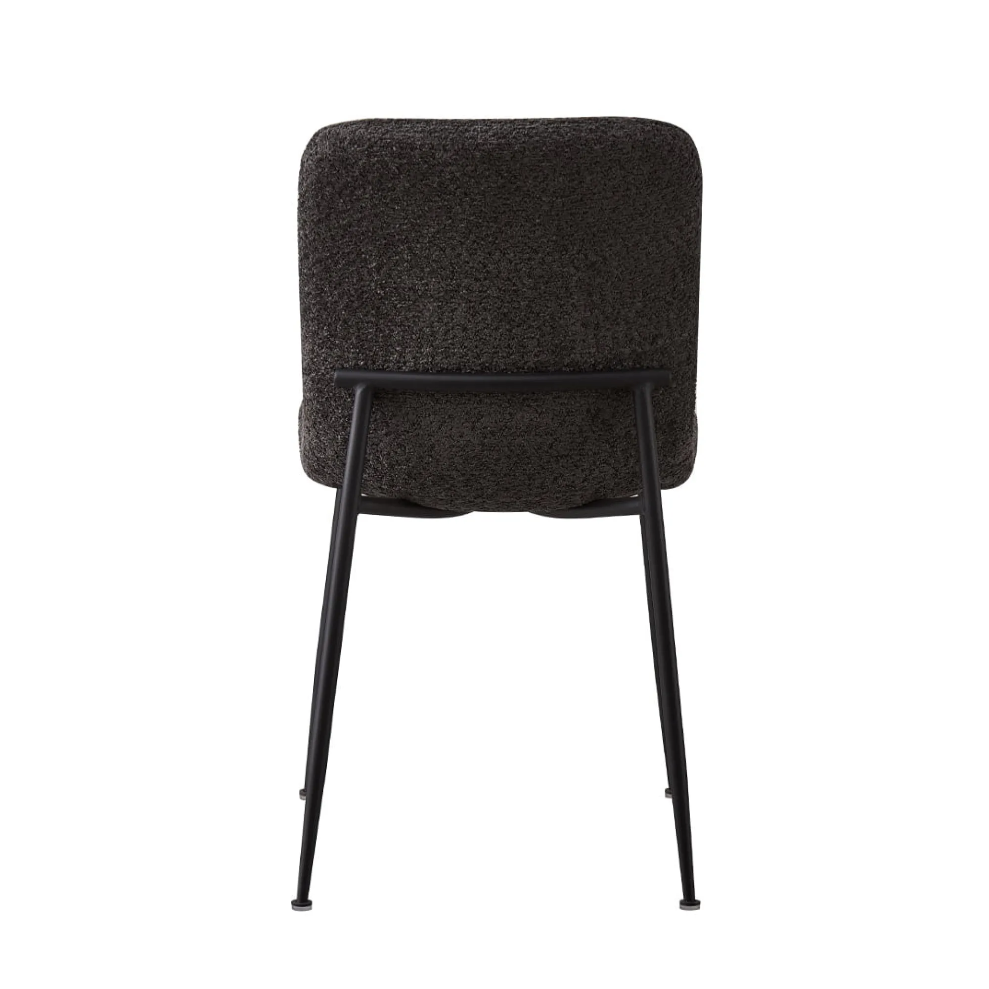 Eetkamerstoelen^Huisenthuis Stoel James Bouclé – Set van 2 Grijs
