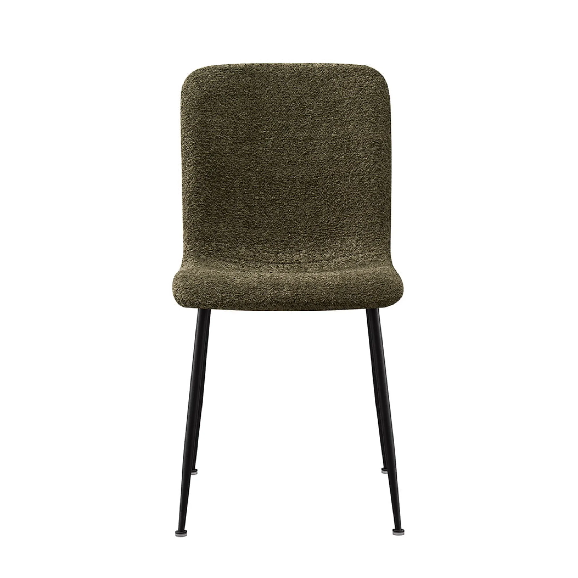 Eetkamerstoelen^Huisenthuis Stoel James Bouclé – Set van 2 Groen