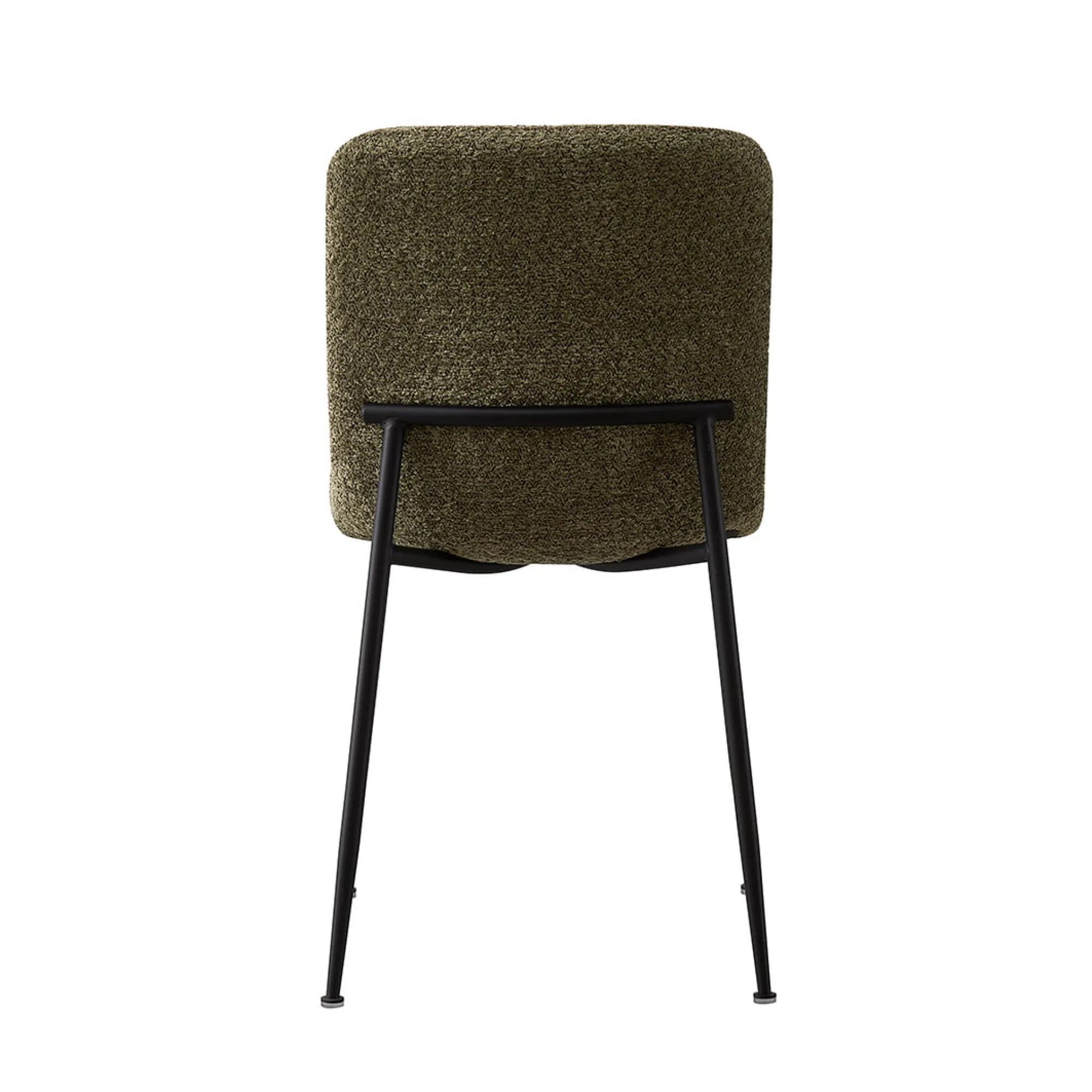 Eetkamerstoelen^Huisenthuis Stoel James Bouclé – Set van 2 Groen