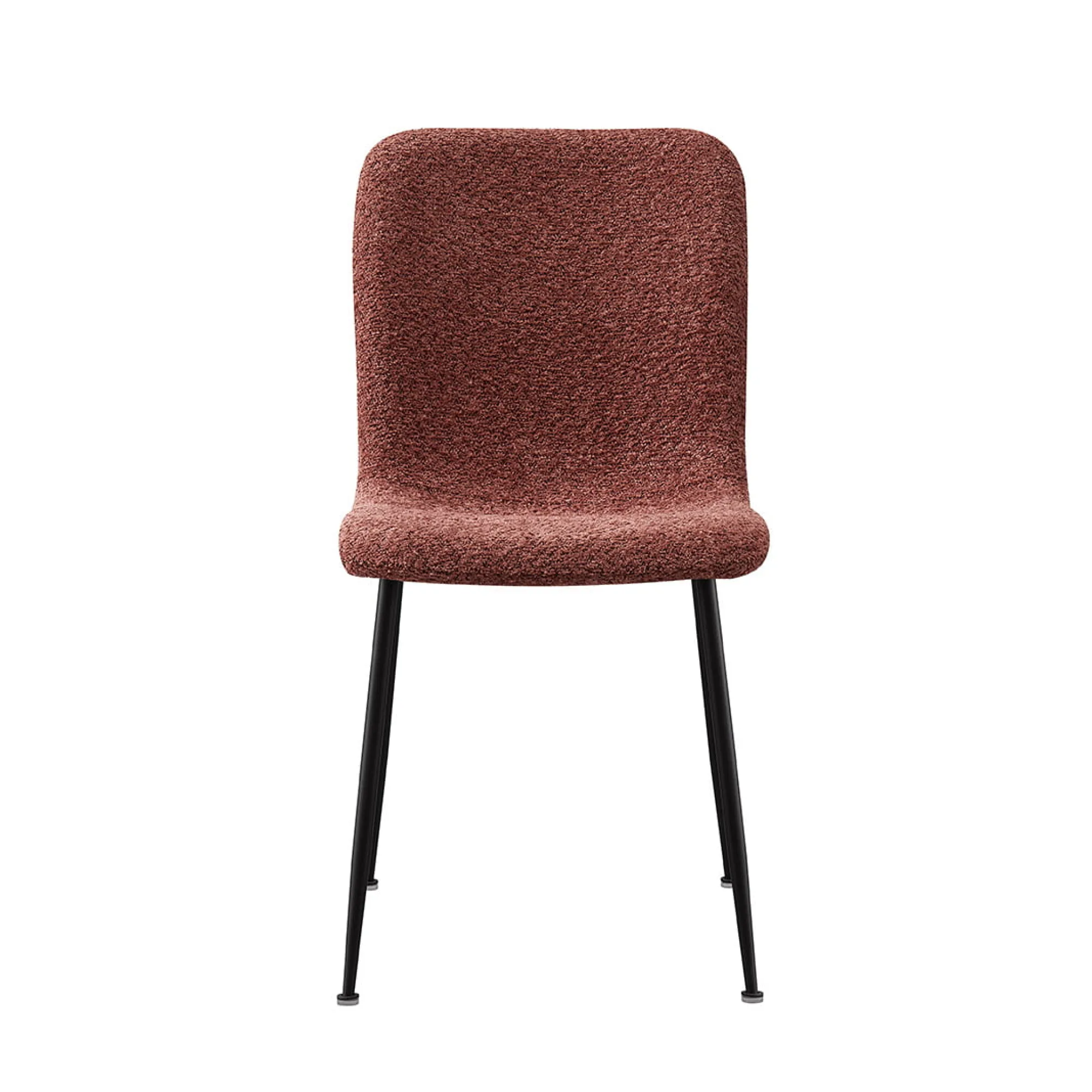Eetkamerstoelen^Huisenthuis Stoel James Bouclé – Set van 2 Roze
