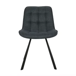 Eetkamerstoelen^Huisenthuis Stoel Johanna Donkerblauw – Set van 2