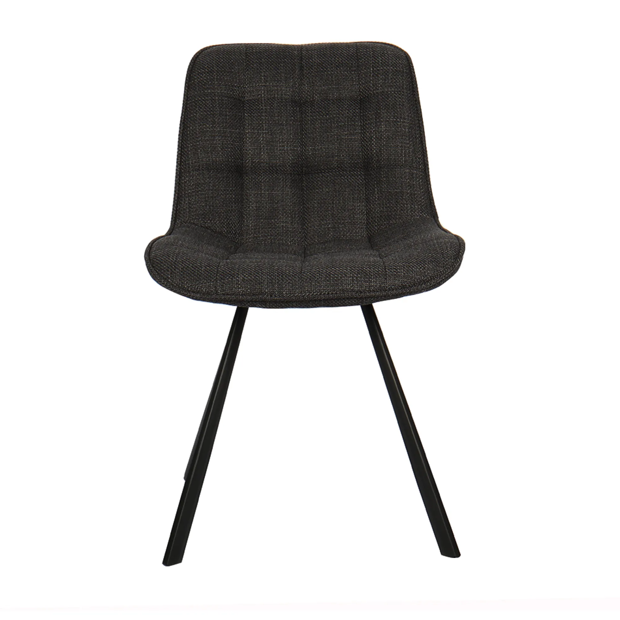 Eetkamerstoelen^Huisenthuis Stoel Johanna Donkergrijs – Set van 2