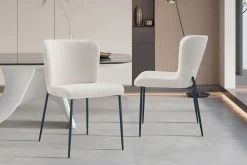 Eetkamerstoelen^Huisenthuis Stoel Jolie Beige – Set van 2