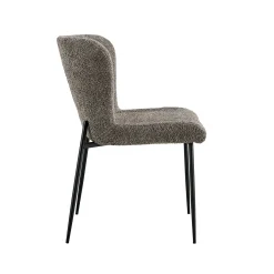 Eetkamerstoelen^Huisenthuis Stoel Jolie Bouclé – Set van 2 Zand