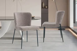 Eetkamerstoelen^Huisenthuis Stoel Jolie Zand – Set van 2