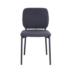 Eetkamerstoelen^Huisenthuis Stoel Killian Donkergrijs – Set van 2