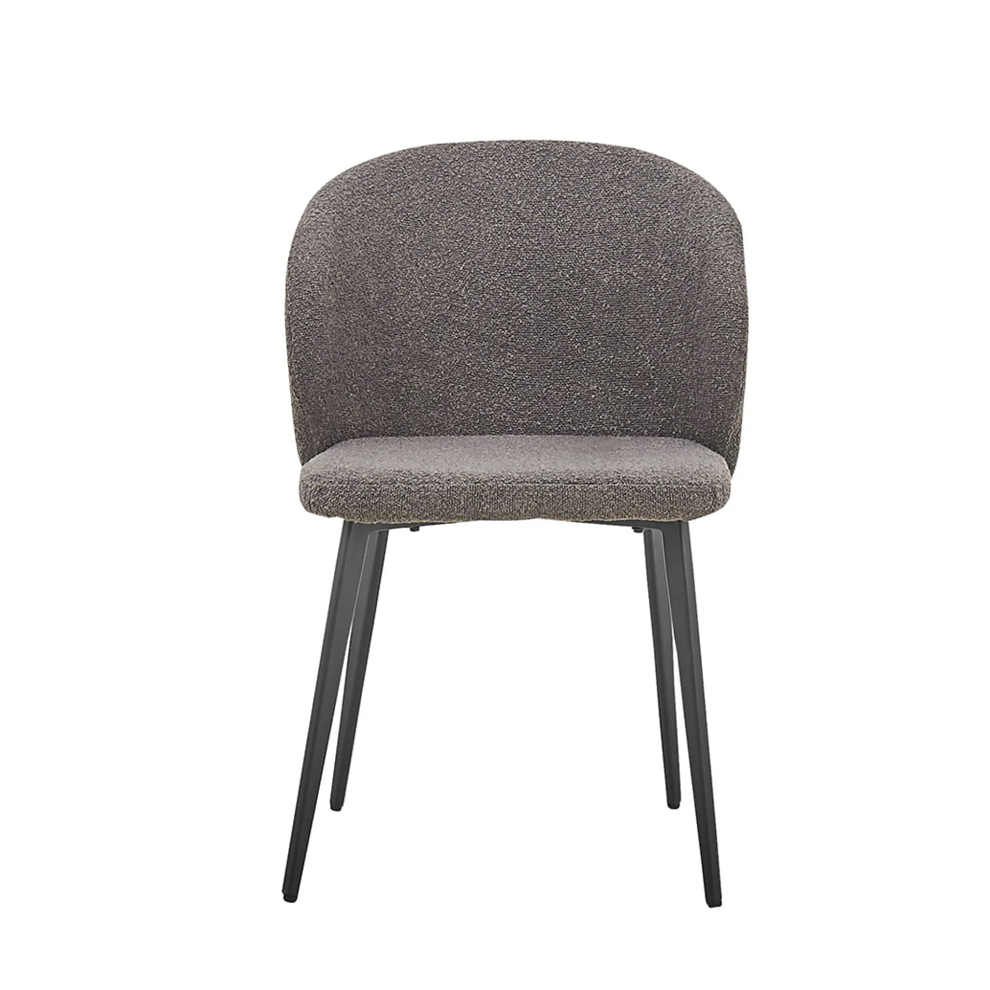 Eetkamerstoelen^Huisenthuis Stoel Lena Bouclé – Set van 2 Grijs