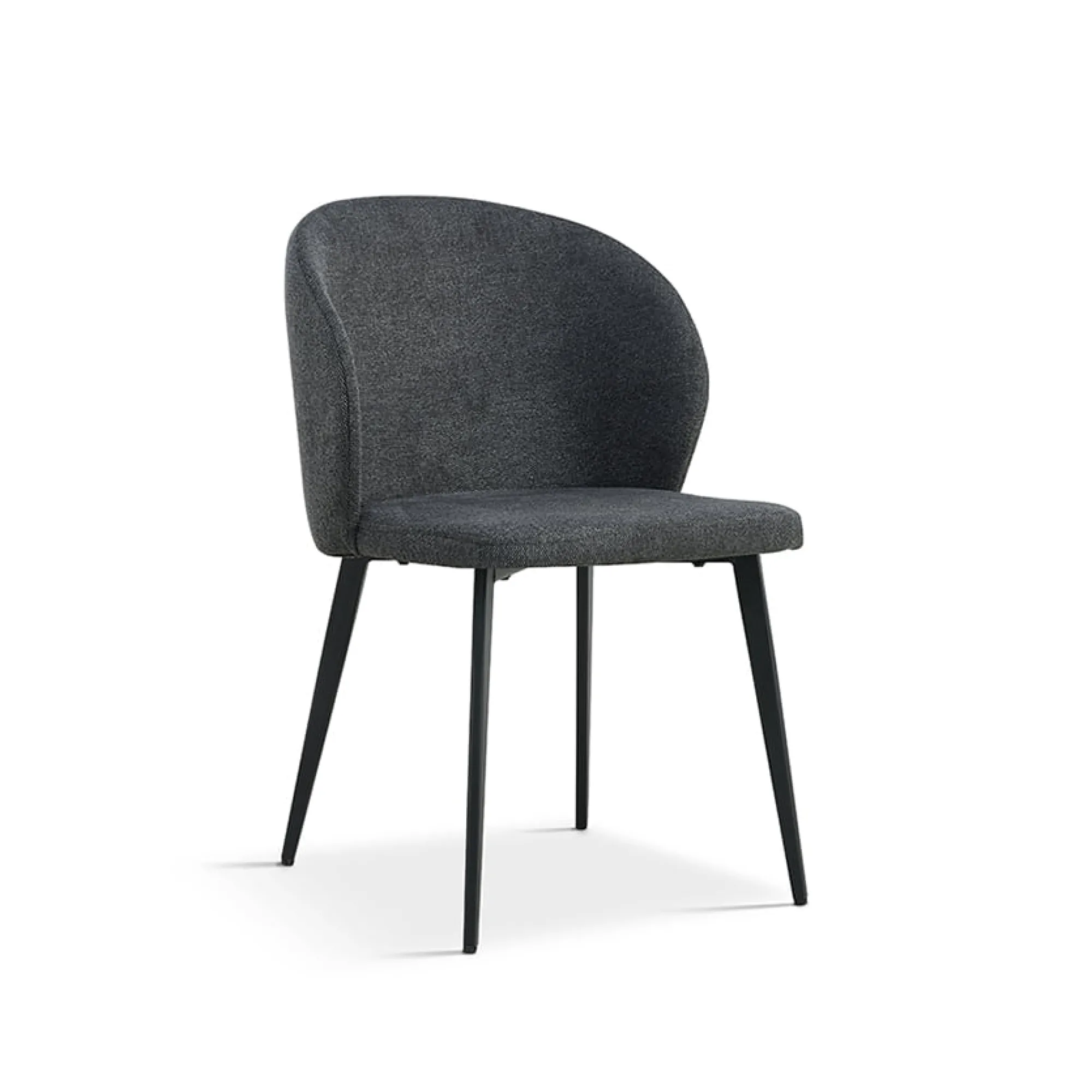 Eetkamerstoelen^Huisenthuis Stoel Lena – Set van 4 Donkergrijs