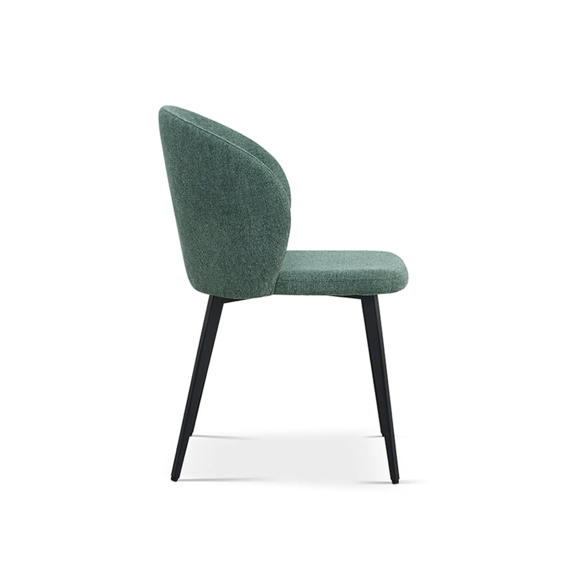 Eetkamerstoelen^Huisenthuis Stoel Lena – Set van 4 Groen