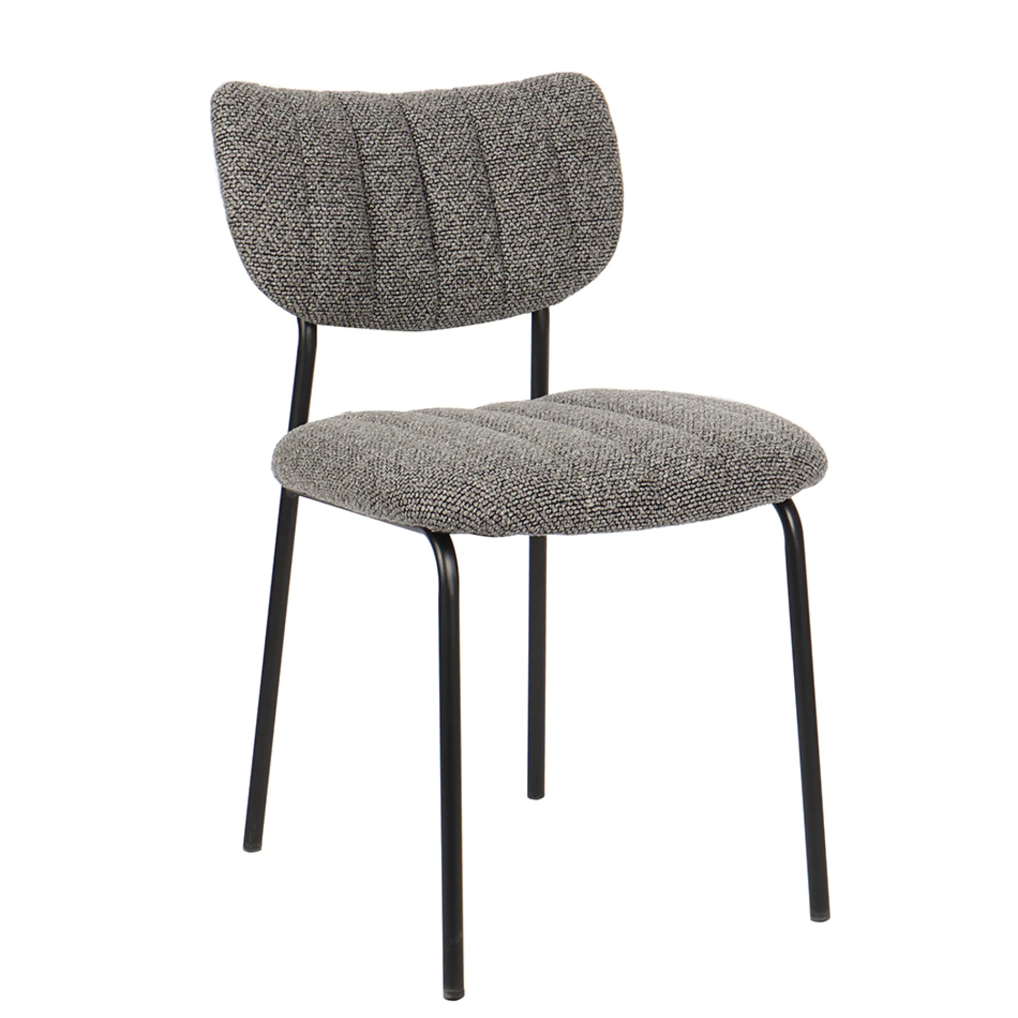 Eetkamerstoelen^Huisenthuis Stoel Lidy Donkergrijs – Set van 2