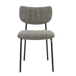 Eetkamerstoelen^Huisenthuis Stoel Lidy Donkergrijs – Set van 2