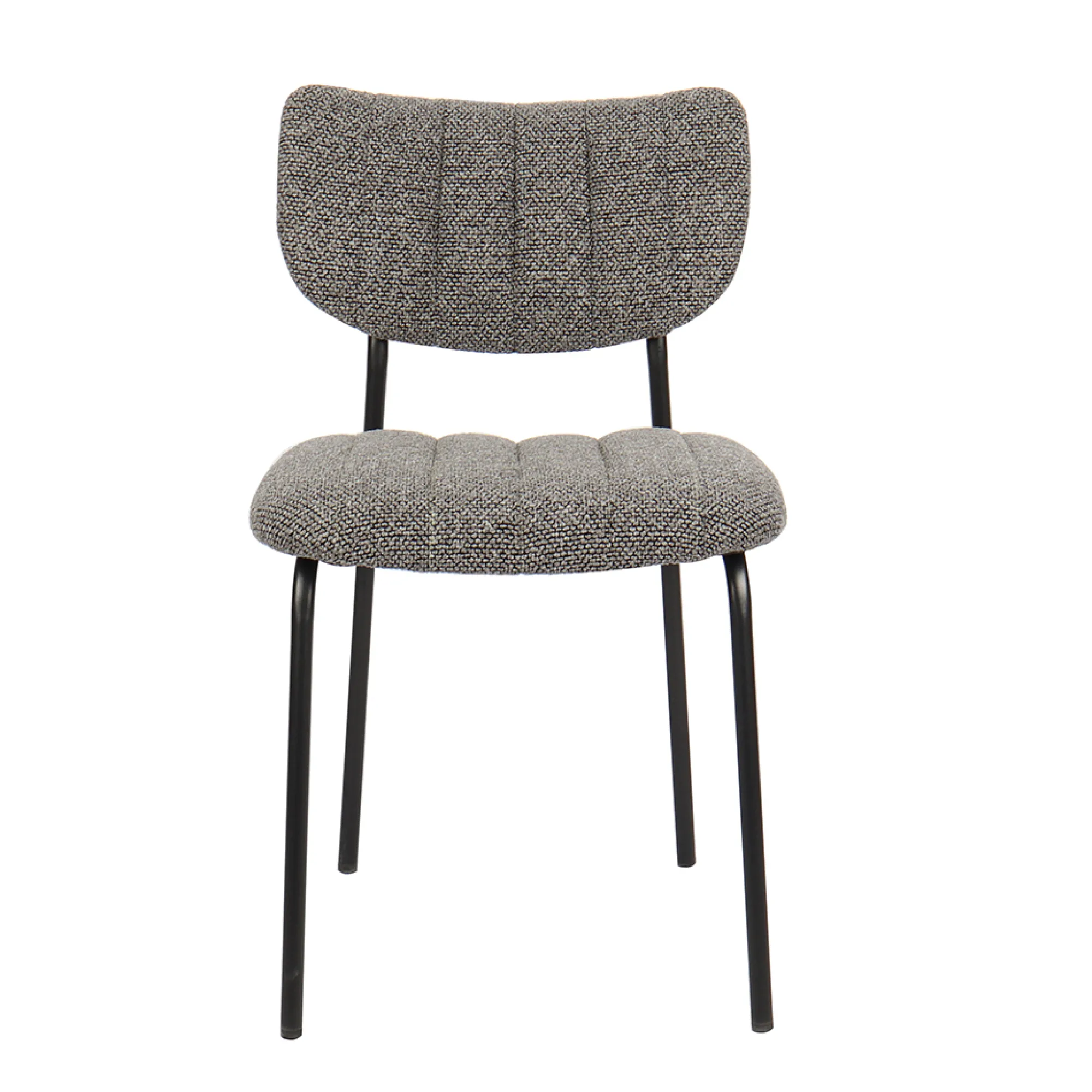 Eetkamerstoelen^Huisenthuis Stoel Lidy Donkergrijs – Set van 2