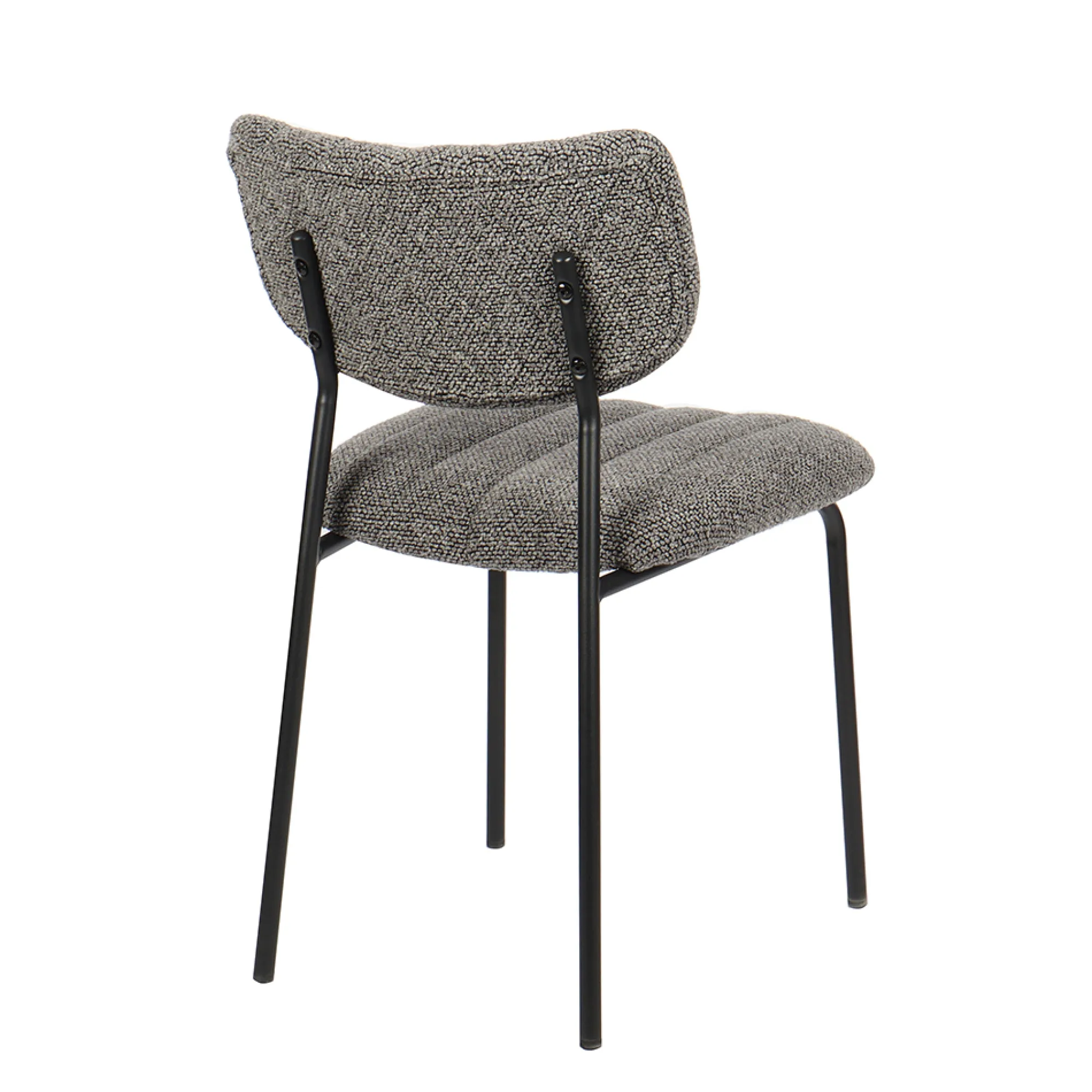 Eetkamerstoelen^Huisenthuis Stoel Lidy Donkergrijs – Set van 2
