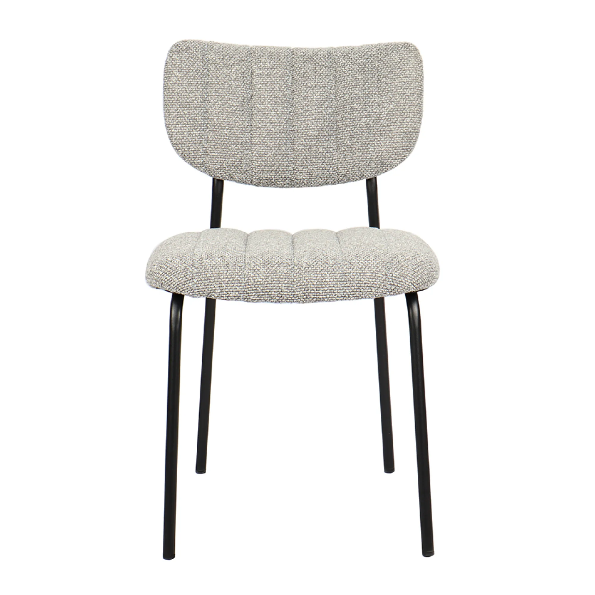 Eetkamerstoelen^Huisenthuis Stoel Lidy Lichtgrijs – Set van 2