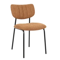 Eetkamerstoelen^Huisenthuis Stoel Lidy Oranje – Set van 2