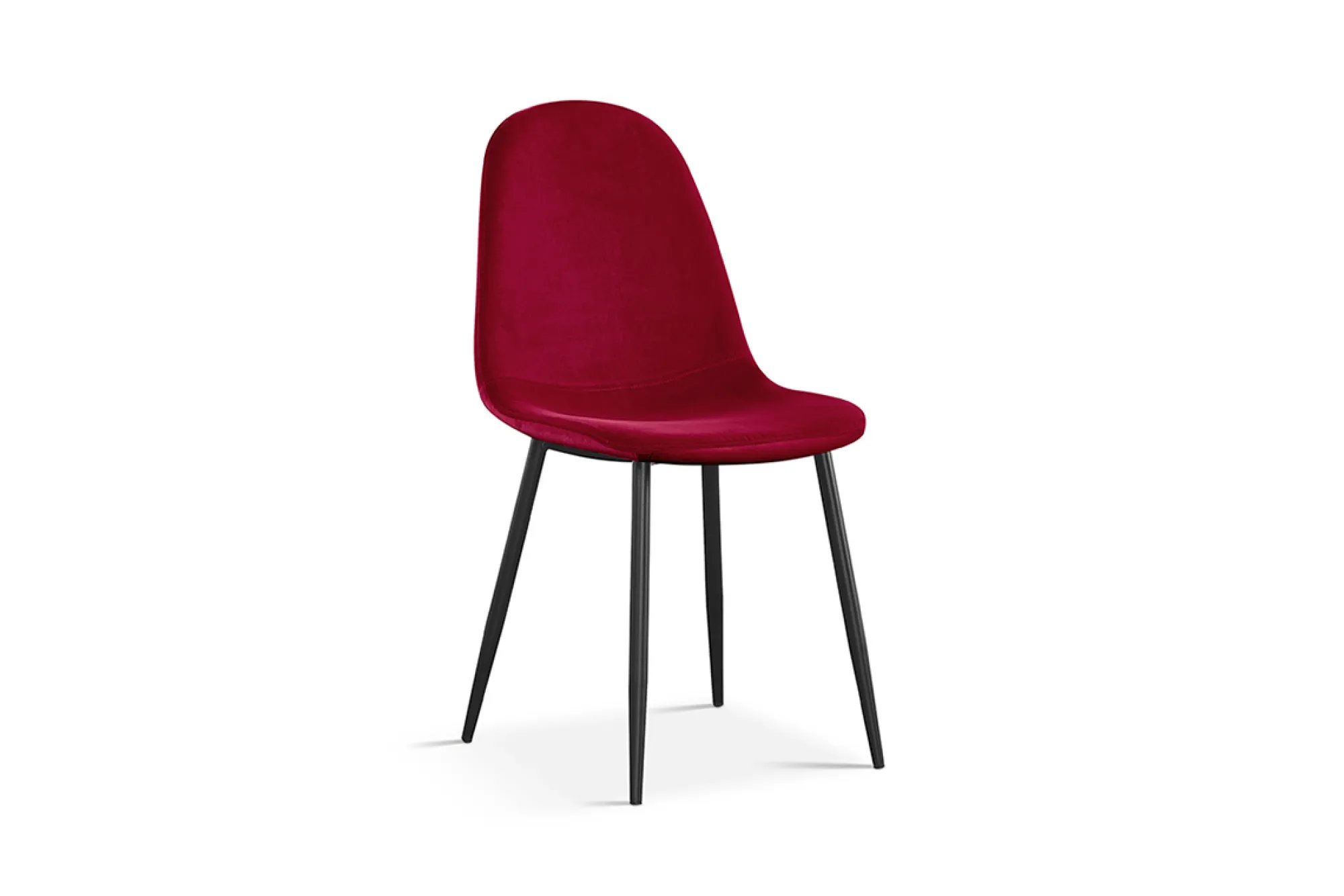Eetkamerstoelen^Huisenthuis Stoel Lola – Set van 4 Bordeaux