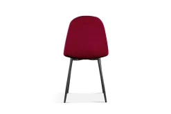 Eetkamerstoelen^Huisenthuis Stoel Lola – Set van 4 Bordeaux