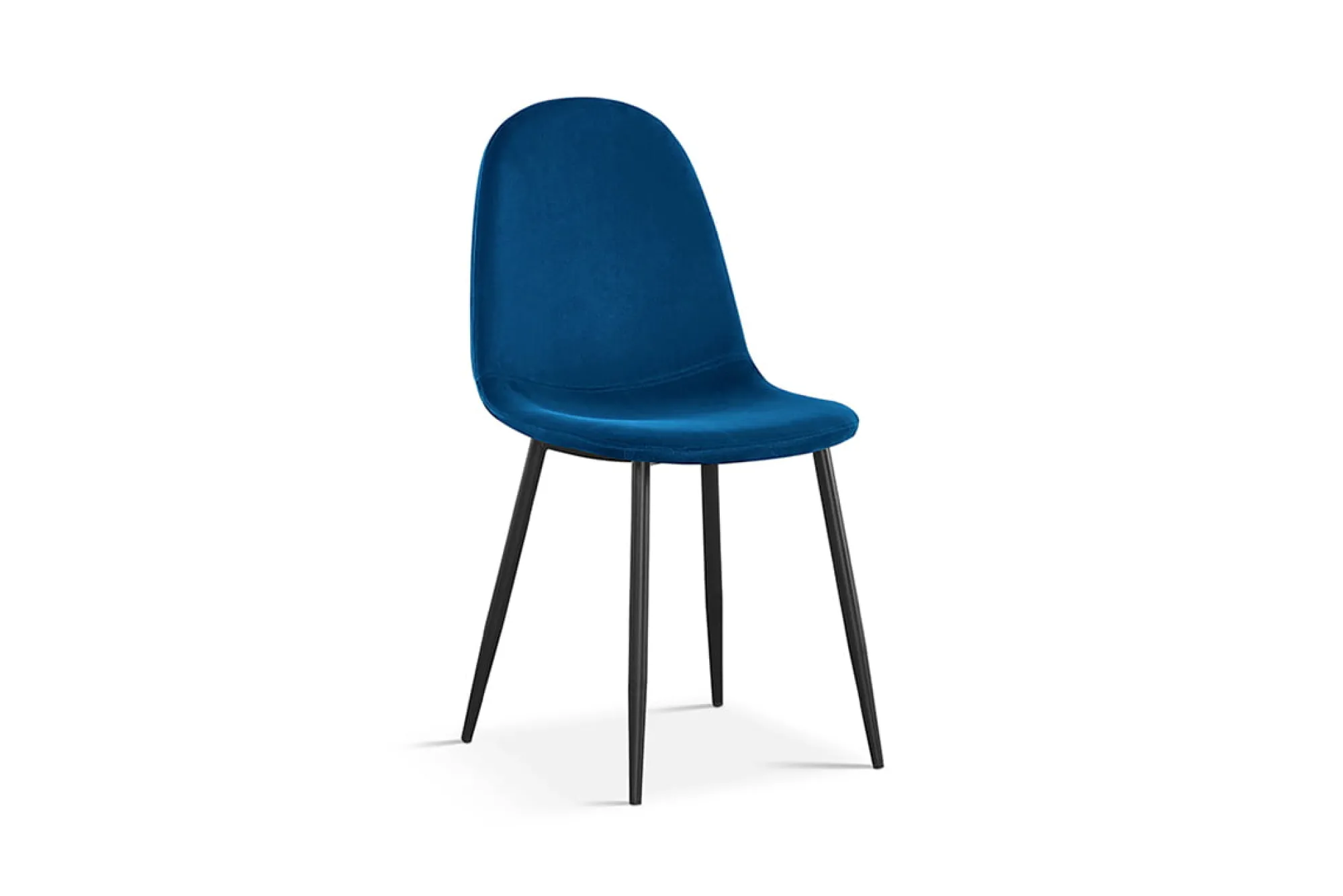 Eetkamerstoelen^Huisenthuis Stoel Lola – Set van 4 Donkerblauw