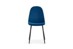 Eetkamerstoelen^Huisenthuis Stoel Lola – Set van 4 Donkerblauw