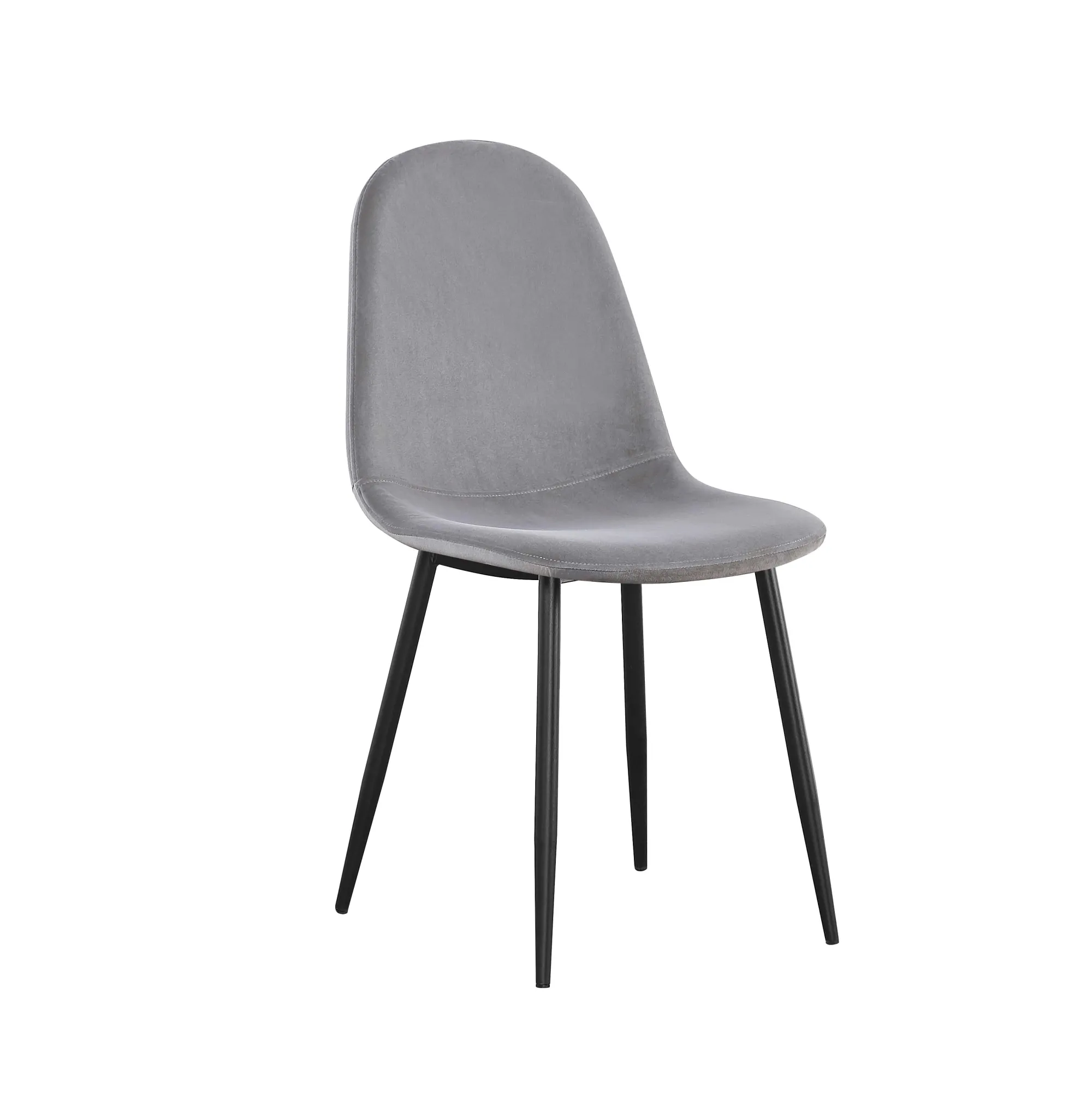 Eetkamerstoelen^Huisenthuis Stoel Lola – Set van 4 Grijs