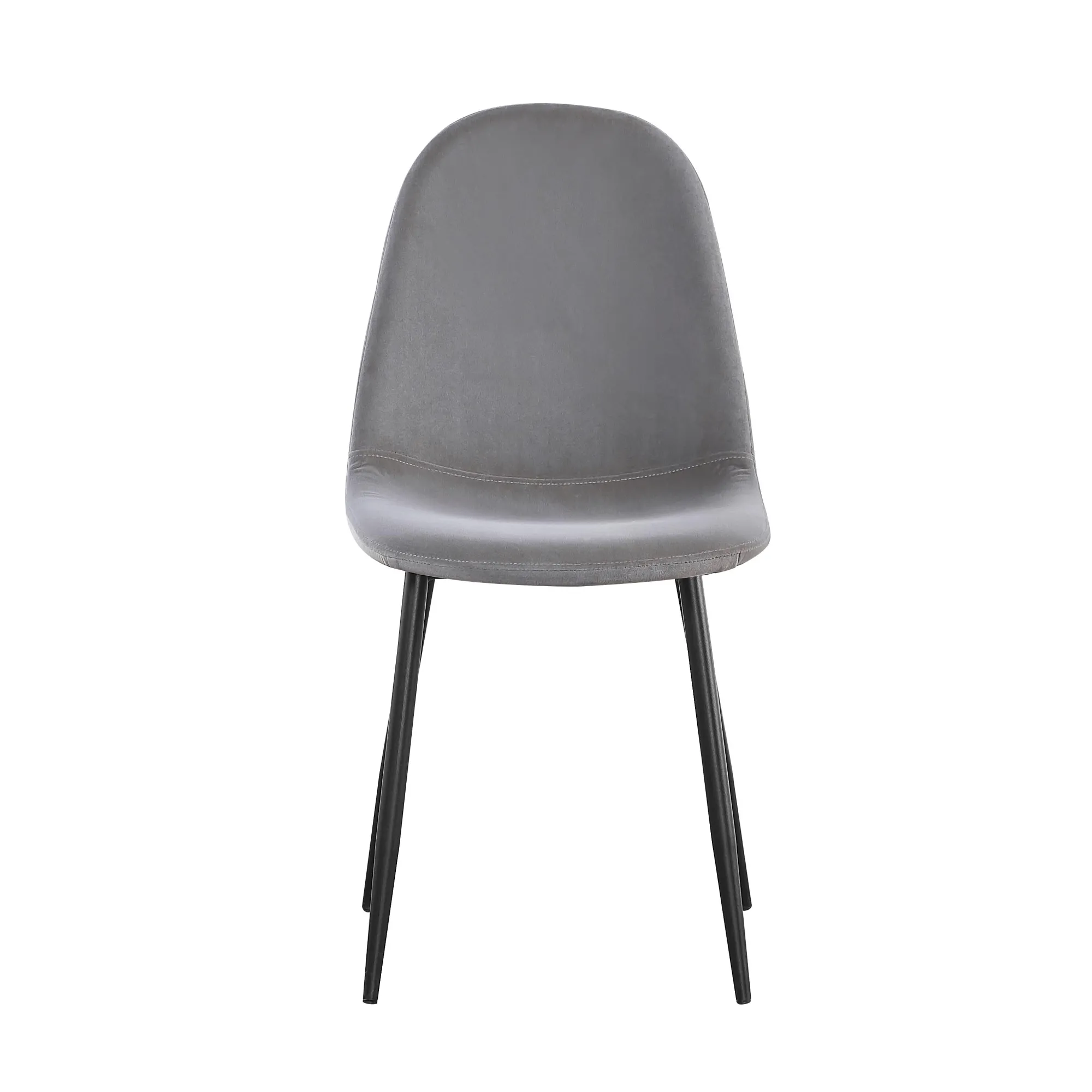 Eetkamerstoelen^Huisenthuis Stoel Lola – Set van 4 Grijs
