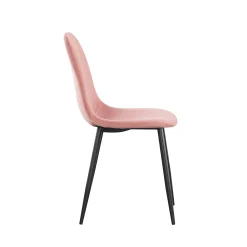 Eetkamerstoelen^Huisenthuis Stoel Lola – Set van 4 Roze
