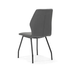Eetkamerstoelen^Huisenthuis Stoel Louise – Set van 4 Antraciet