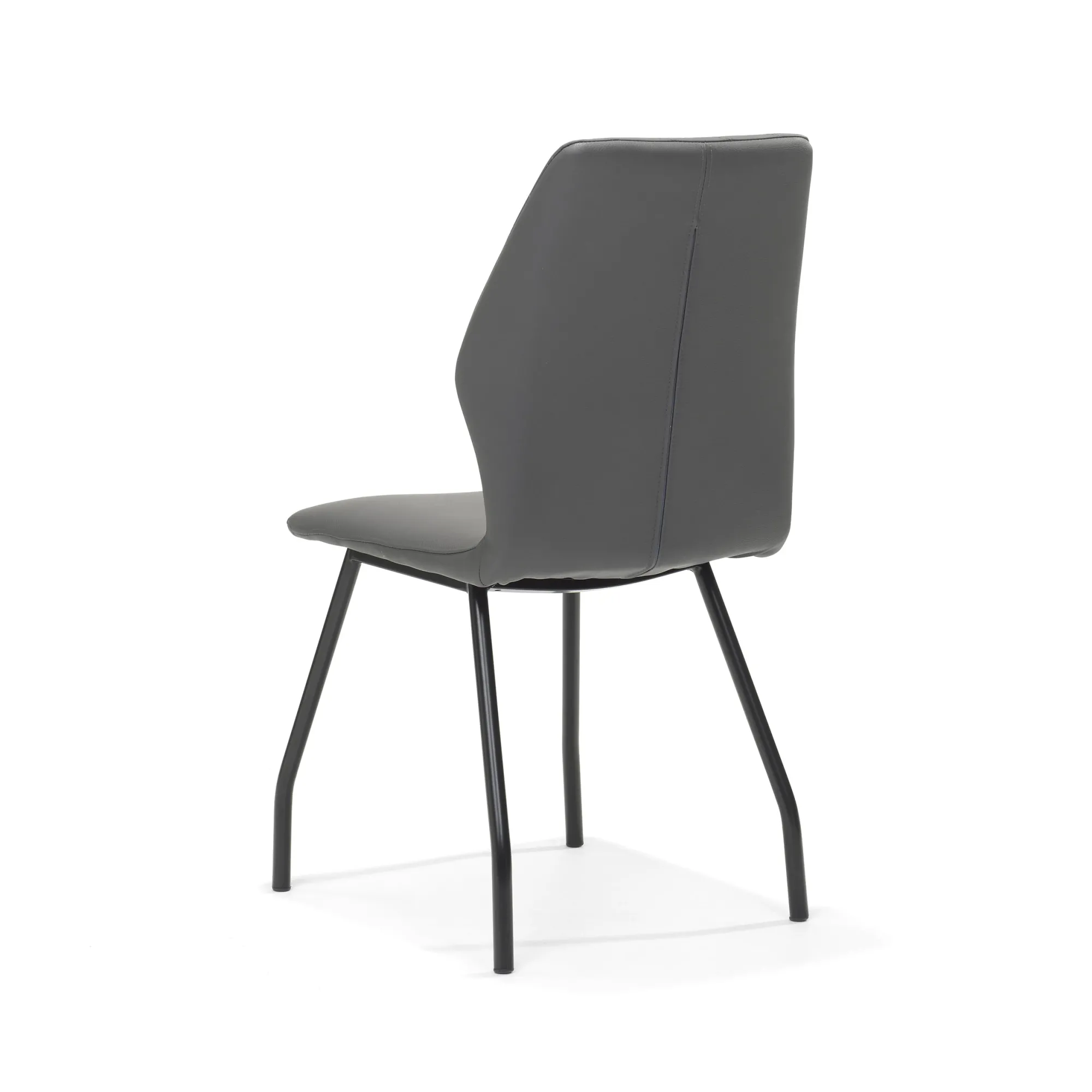 Eetkamerstoelen^Huisenthuis Stoel Louise – Set van 4 Antraciet