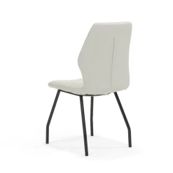 Eetkamerstoelen^Huisenthuis Stoel Louise – Set van 4 Ivoor