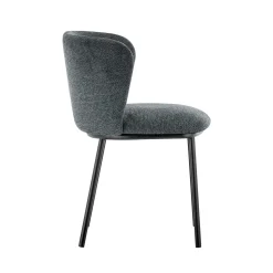 Eetkamerstoelen^Huisenthuis Stoel Lynn – Set van 2 Donkergrijs