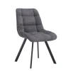 Eetkamerstoelen^Huisenthuis Stoel Margot Donkergrijs – Set van 2