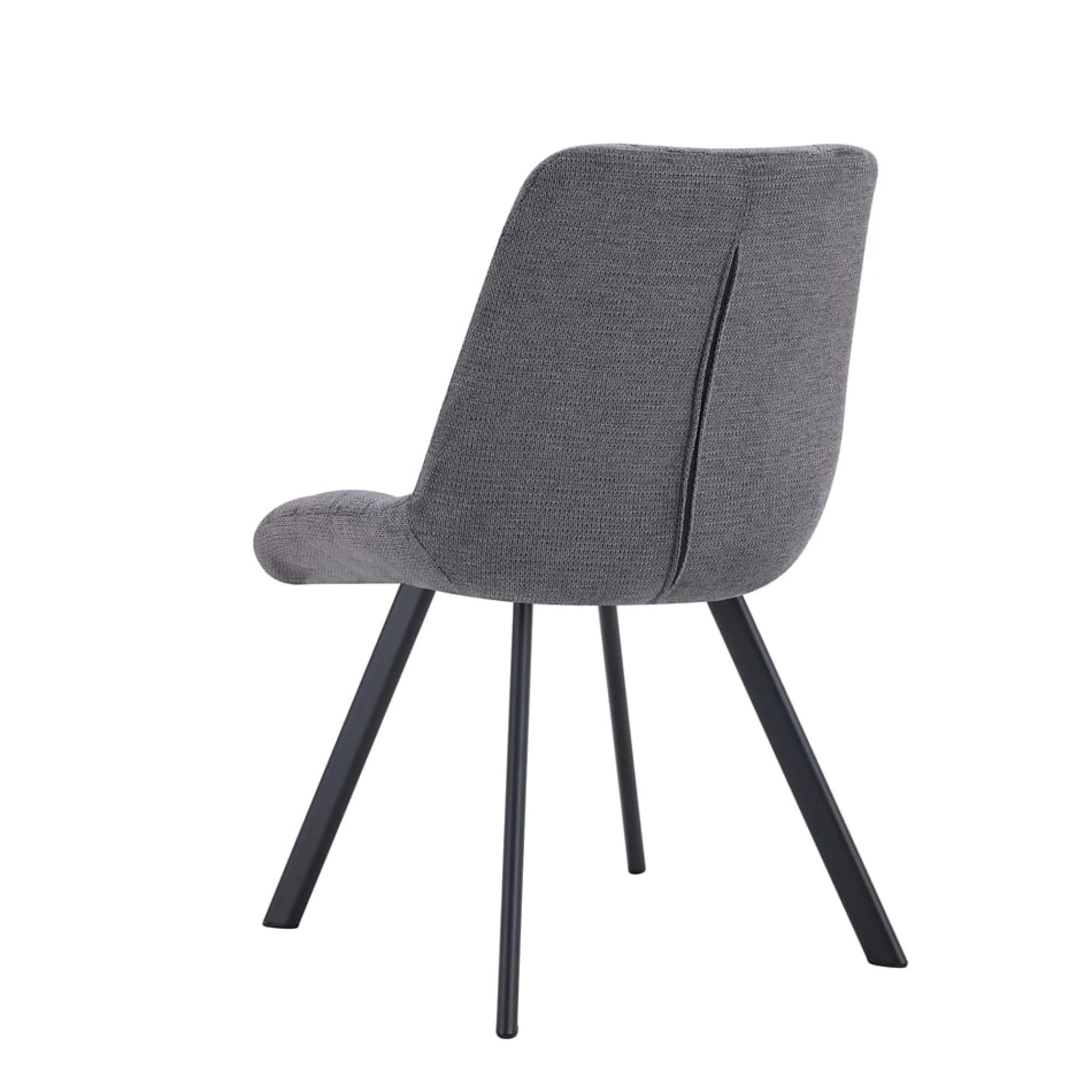 Eetkamerstoelen^Huisenthuis Stoel Margot Donkergrijs – Set van 2
