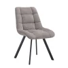 Eetkamerstoelen^Huisenthuis Stoel Margot Lichtgrijs – Set van 2