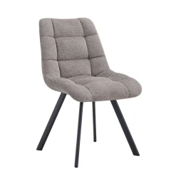 Eetkamerstoelen^Huisenthuis Stoel Margot Lichtgrijs – Set van 2