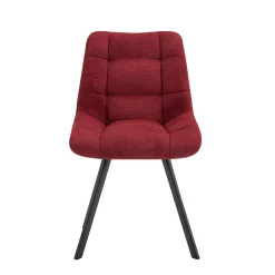 Eetkamerstoelen^Huisenthuis Stoel Margot Rood – Set van 2