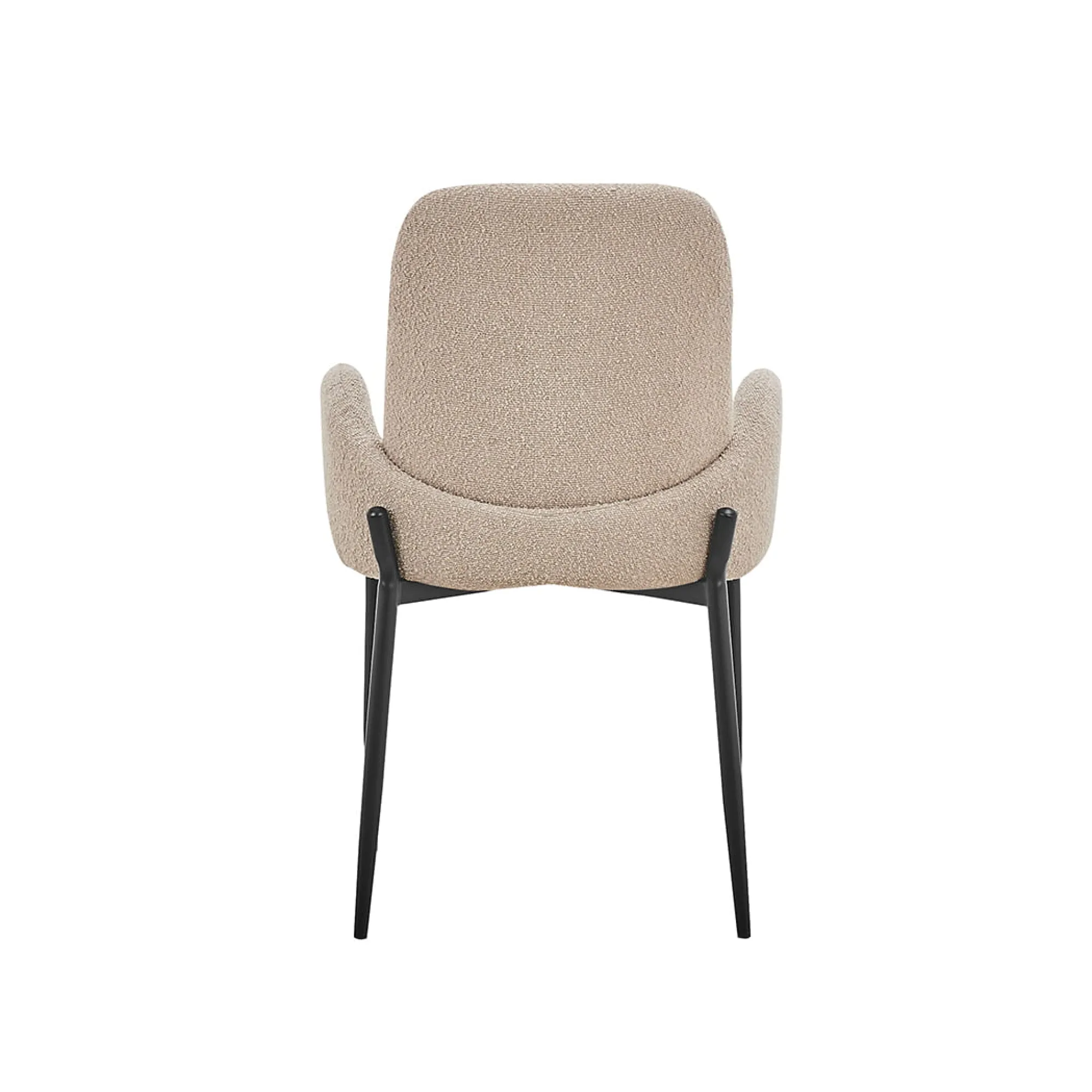Eetkamerstoelen^Huisenthuis Stoel Maria Bouclé – Set van 2 Zand