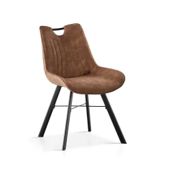 Eetkamerstoelen^Huisenthuis Stoel Marijn – Set van 2 Bruin