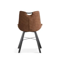 Eetkamerstoelen^Huisenthuis Stoel Marijn – Set van 2 Bruin
