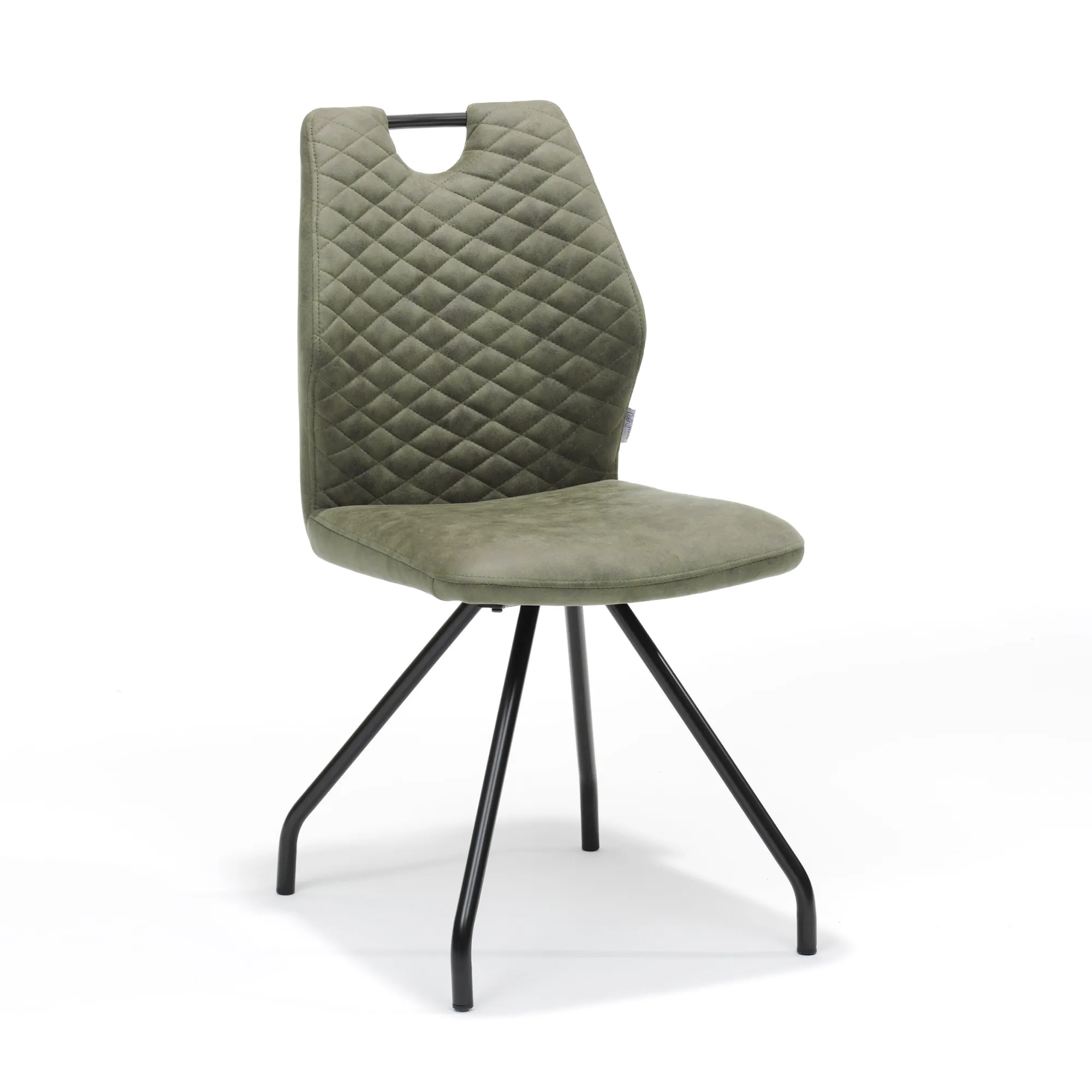 Eetkamerstoelen^Huisenthuis Stoel Mees – Set van 4 Groen