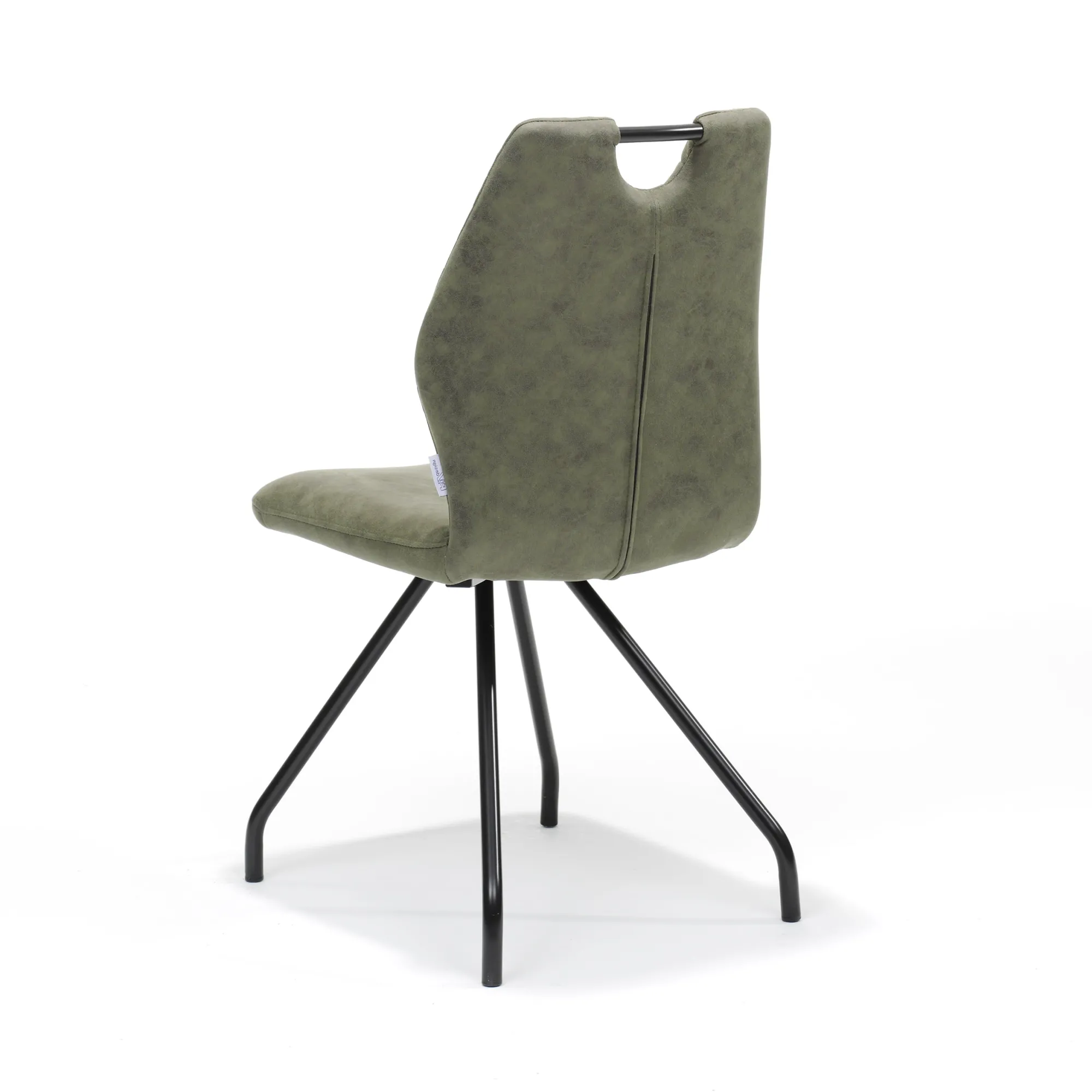 Eetkamerstoelen^Huisenthuis Stoel Mees – Set van 4 Groen