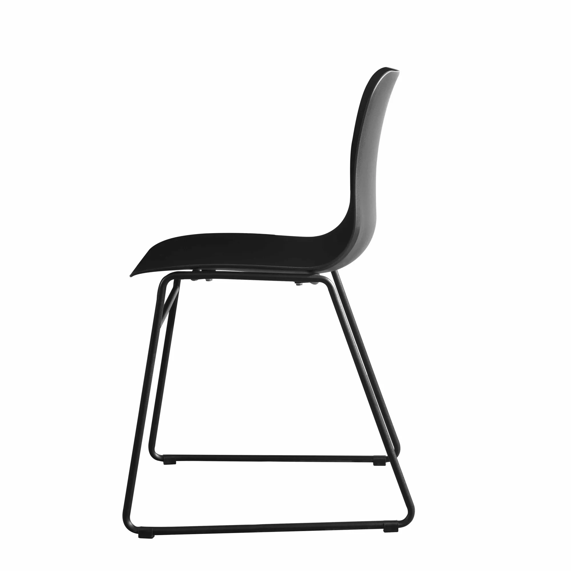 Eetkamerstoelen^Huisenthuis Stoel Millie – Set van 2 Zwart