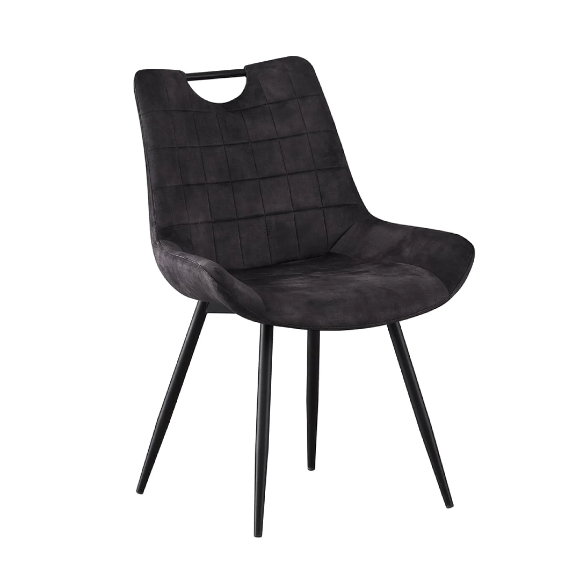Eetkamerstoelen^Huisenthuis Stoel Nick – Set van 2 Grijs