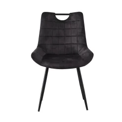 Eetkamerstoelen^Huisenthuis Stoel Nick – Set van 2 Grijs