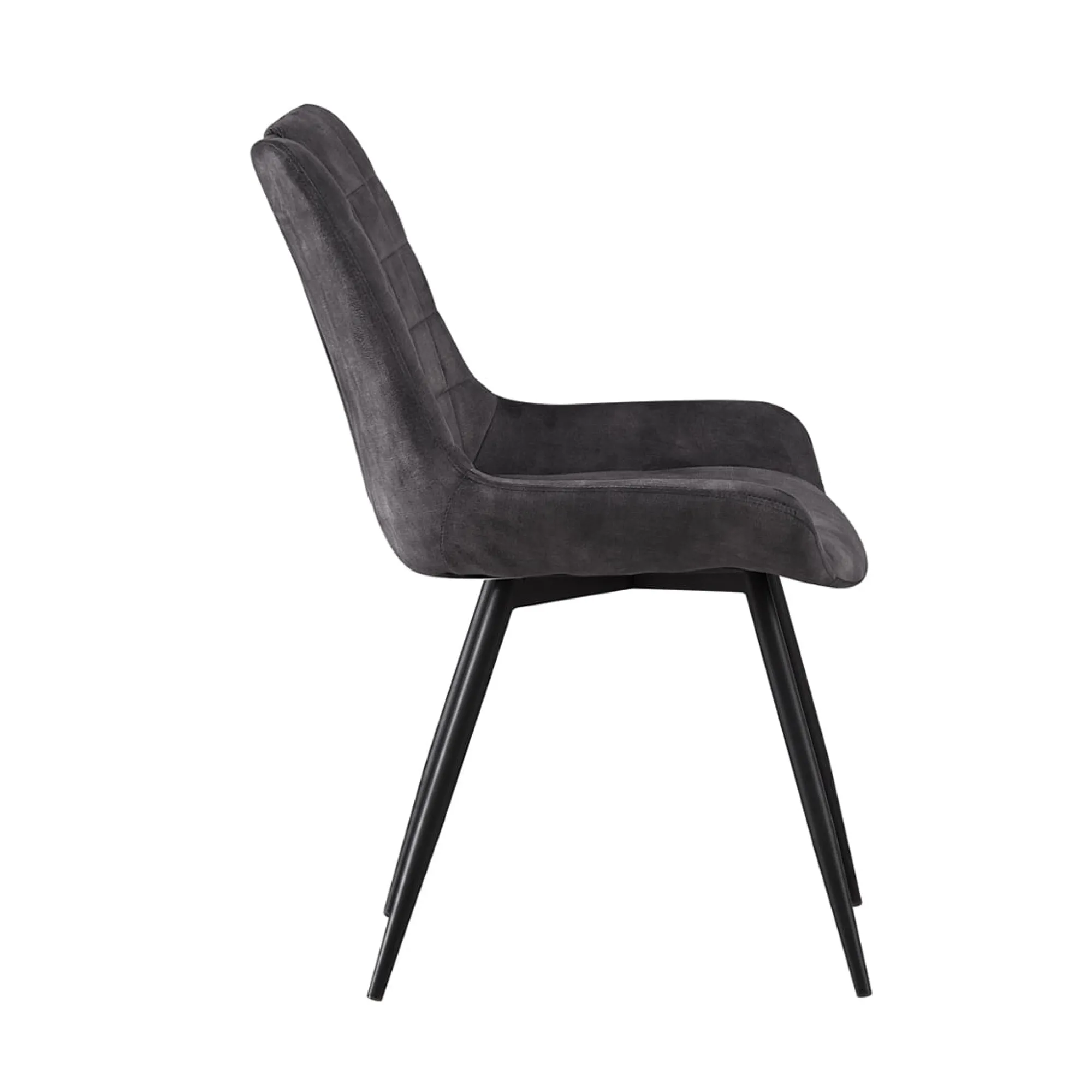 Eetkamerstoelen^Huisenthuis Stoel Nick – Set van 2 Grijs