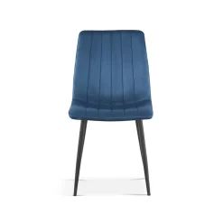 Eetkamerstoelen^Huisenthuis Stoel Nikkie – Set van 2 Blauw