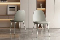 Eetkamerstoelen^Huisenthuis Stoel Noelle – Set van 2 Groen